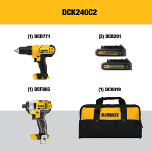 DEWALT 20V MAX Cordless Drill and Impact Driver