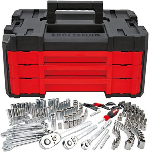 CRAFTSMAN Mechanics Tools Kit with 3 Drawer Box